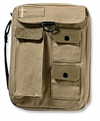 Single Compartment Cargo Khaki Large Book and Bible Cover (Other)