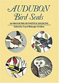 Audubon Bird Seals: 24 Pressure-Sensitive Designs (Paperback)