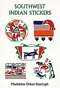 Southwest Indian Stickers: 24 Pressure-Sensitive Designs (Paperback)