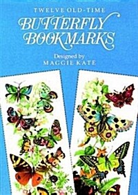 Twelve Old-Time Butterfly Bookmarks (Paperback)