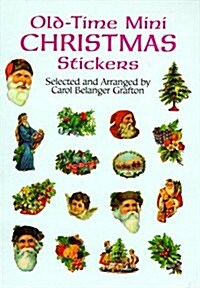 Old-Time Mini Christmas Stickers (Paperback)