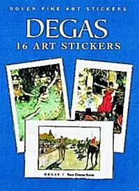 Degas: 16 Art Stickers (Paperback)