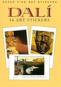 Dali: 16 Art Stickers (Paperback)