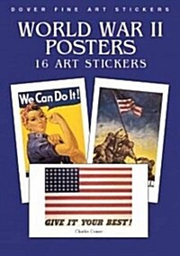 World War II Posters: 16 Art Stickers (Paperback)