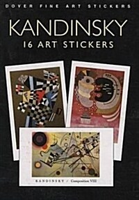 Kandinsky: 16 Art Stickers (Paperback)