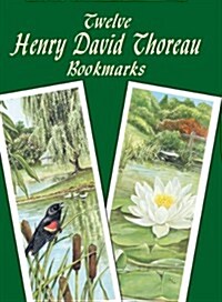 Twelve Henry David Thoreau Bookmarks (Paperback)