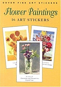 Flower Paintings: 16 Art Stickers (Novelty)