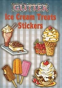 Glitter Ice Cream Treats Stickers (Novelty)