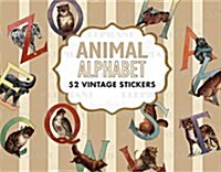 Animal Alphabet: 26 Vintage Stickers (Novelty)