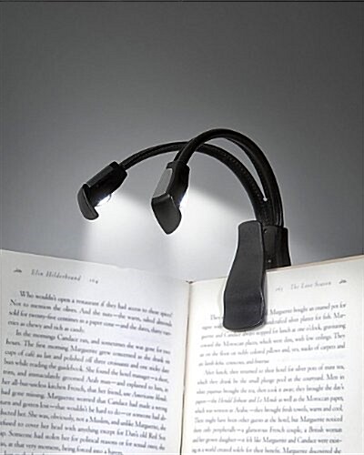 Twinlight 2-Headed Book Light-Black/Silver (Other)