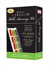 Majestic Rainbow Bible Accessory Kit [With Magnifer, Ruler, Index Tabs and Bookmark and 4 Highlighter Markers] (Other)