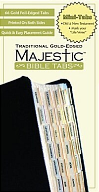 Majestic Traditional Gold Bible Tabs Mini (Other)