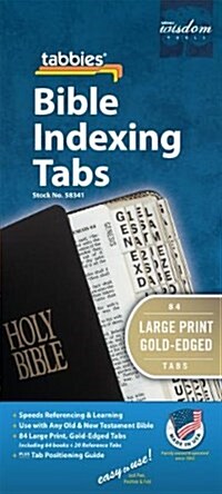 Bible Tab-Protestant-GP: Large Print Gold-Edged Bible Tabs (Other)