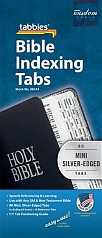 Bible Tab-Protestant Mini/E: Mini Silver-Edged Bible Tabs (Other, Mini)