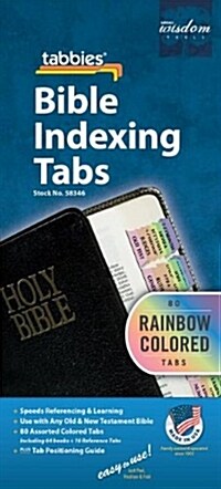 Bible Tab-Protestant-Rain: Rainbow Bible Tabs (Other)