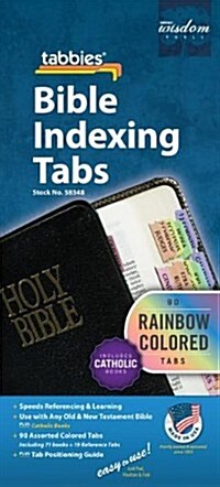 Bible Tab-Cath Old & NT: Rainbow Catholic Bible Tabs (Other)