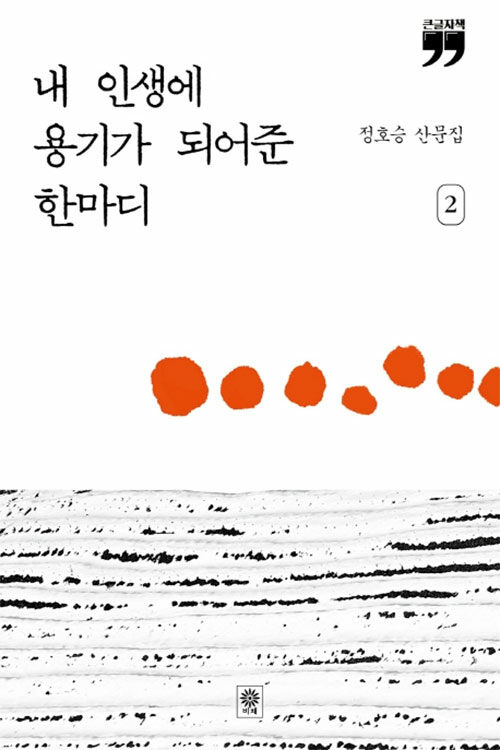 [큰글자책] 내 인생에 용기가 되어준 한마디 2 