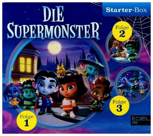 Die Supermonster - Starter-Box. Box.1, 3 Audio-CD (CD-Audio)