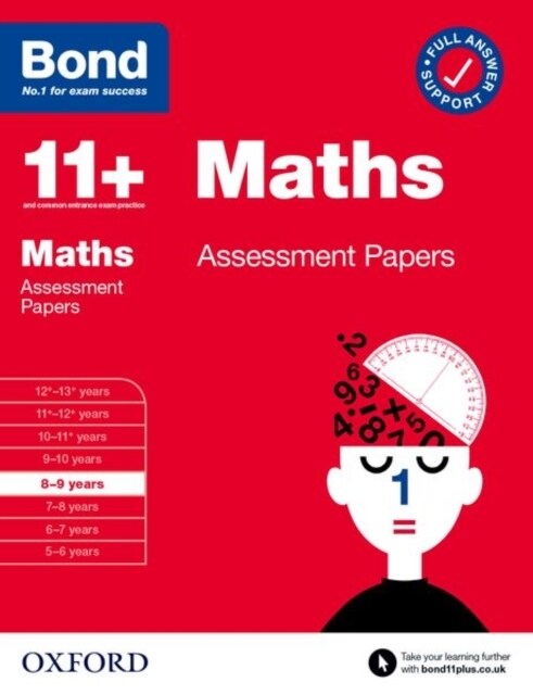 Bond 11+: Bond 11+ Maths Assessment Papers 8-9 years (Paperback)