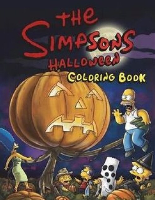 The Simpsons Coloring Book: A great simpsons coloring book for kids, Fun Book and Films Lovers. (Paperback)