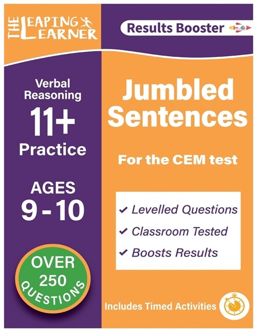 Verbal Reasoning: Jumbled Sentences 11 + Practice: Ages 9-10 for the CEM Test (Paperback)