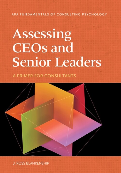 Assessing Ceos and Senior Leaders: A Primer for Consultants (Paperback)