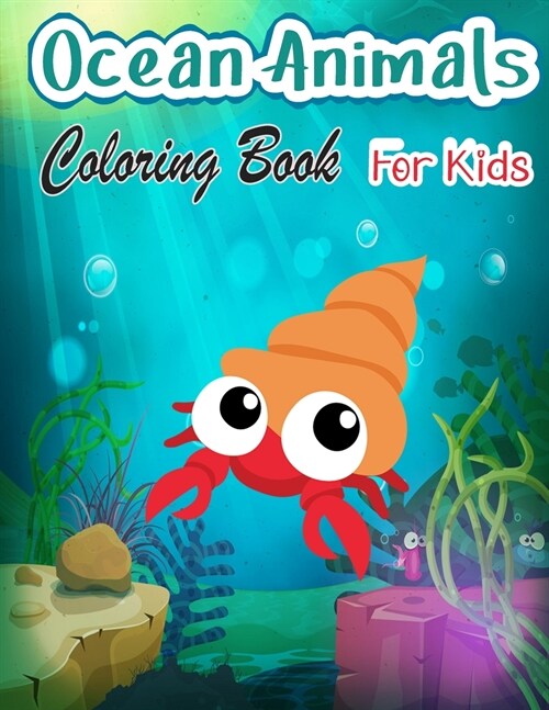 Ocean Animals Coloring Book For Kids (Paperback)