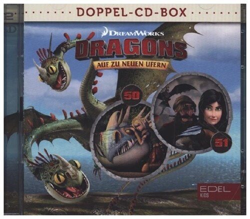 Dragons - Auf zu neuen Ufern - Doppel-Box. Folge.50+51, 2 Audio-CD (CD-Audio)