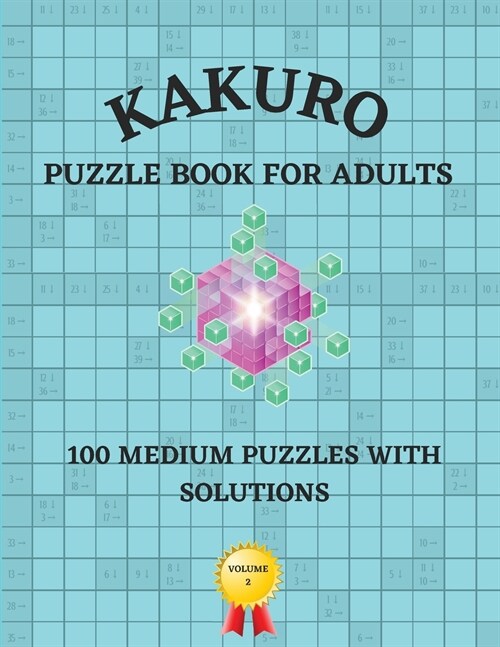 Kakuro Puzzle Book for Adults  (Paperback)