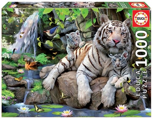 Bengal White Tigers (Puzzle) (Game)