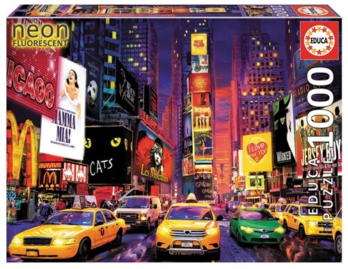 Neon Times square   (Puzzle) (Game)