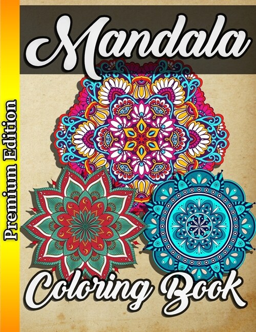 Mandala Coloring Book: Adult Hearts Mandala Coloring Book, Mindfulness Heart Mandalas for Stress Relief and Relaxation (Paperback)