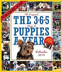 365 Days of Puppies-A-Year Calendar 2014 (Paperback)