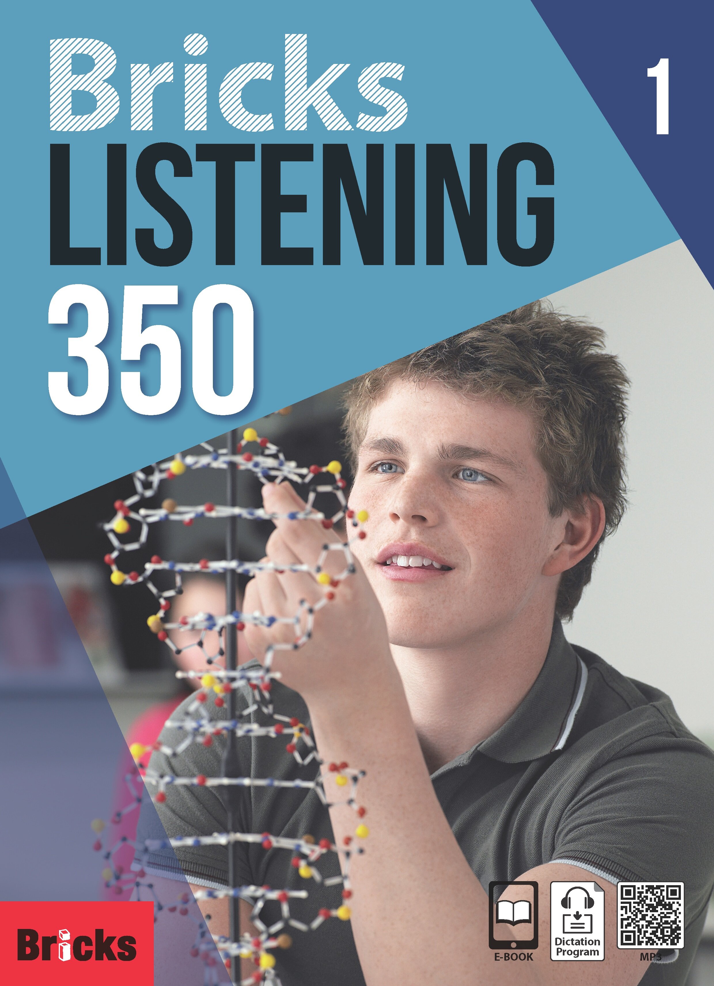 [중고] Bricks Listening 350 Level 1 (Student Book + Workbook + E.Code)