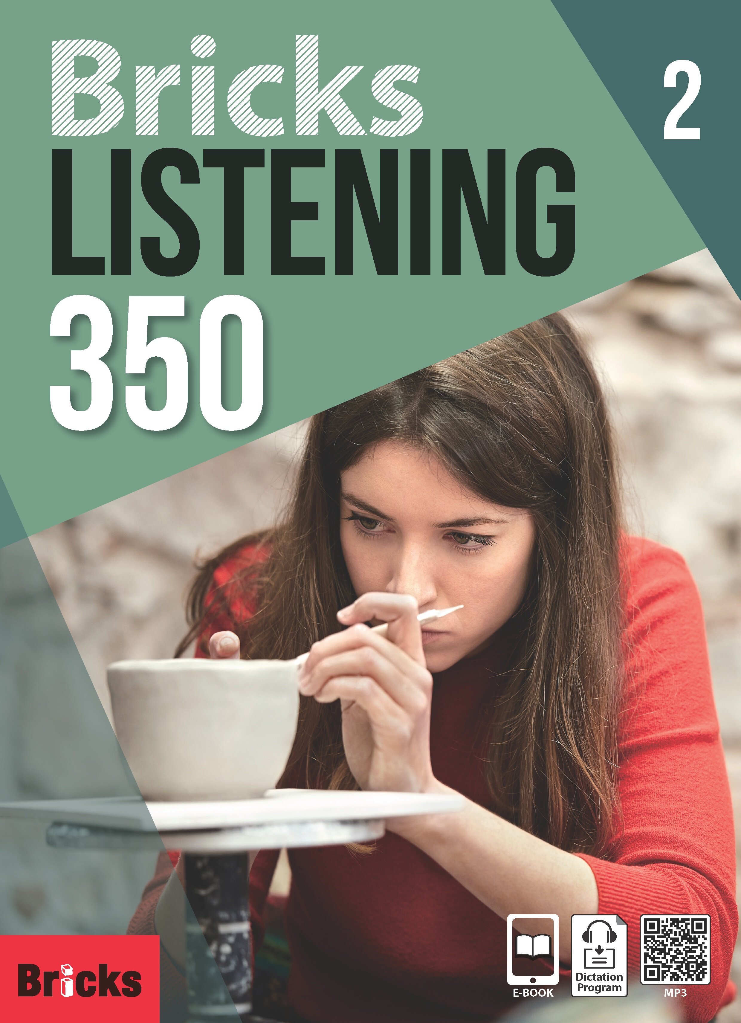 [중고] Bricks Listening 350 Level 2 (Student Book + Workbook + E.Code)