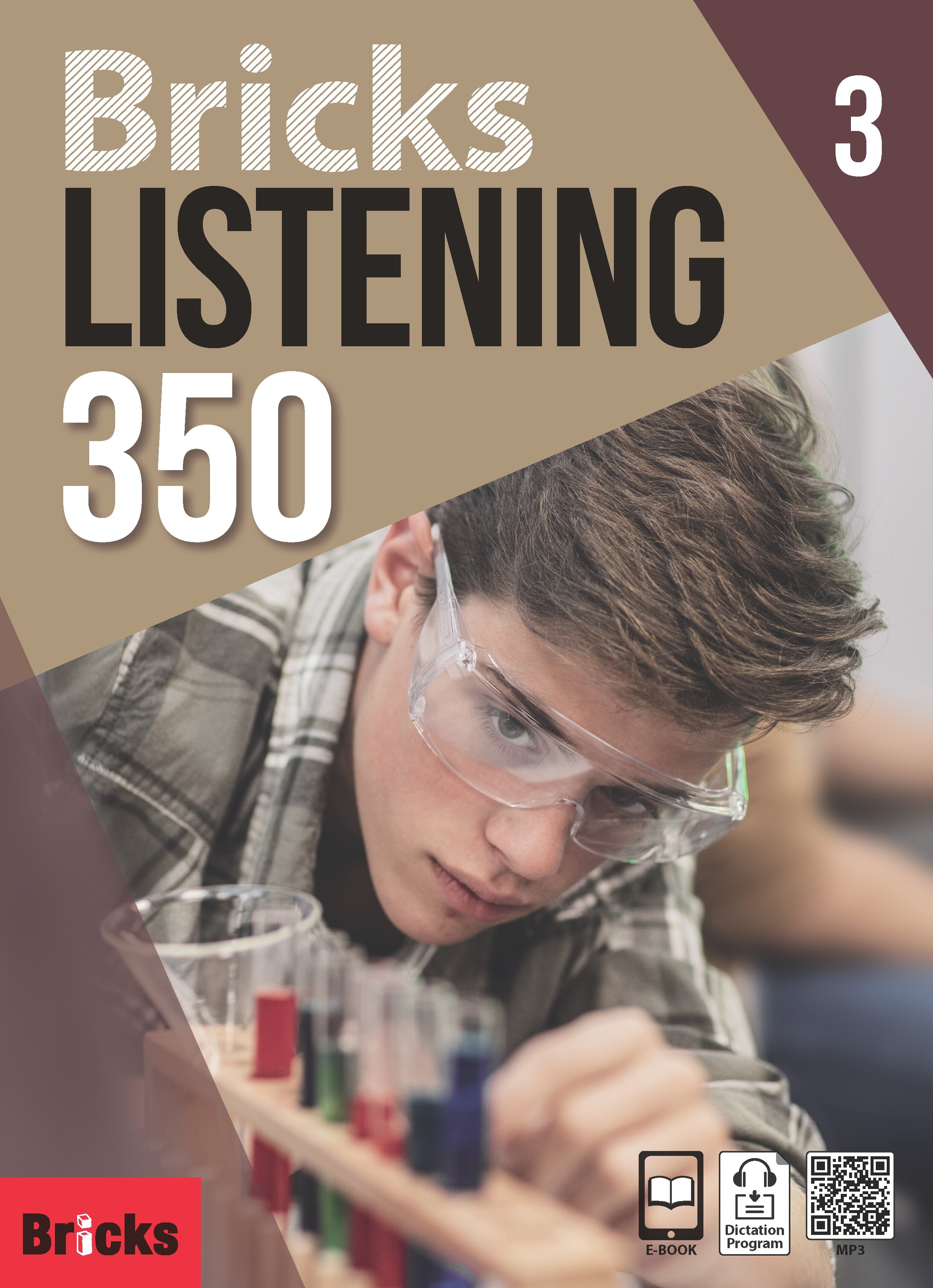 [중고] Bricks Listening 350 Level 3 (Student Book + Workbook + E.Code)