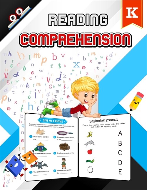 Reading Comprehension Activity Workbook - Preschool & Kindergarten: Games and Activities to Support Kindergarten & Preschool Skills, Reading Comprehen (Paperback)