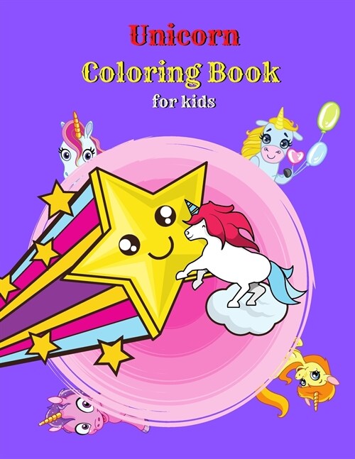 Unicorn Coloring Book For Kids (Paperback)
