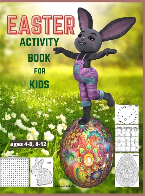 EASTER Activity Book for kids ages 4-8, 8-12: EASTER Activity Book for kids ages 4-8, 8-12 (Hardcover)