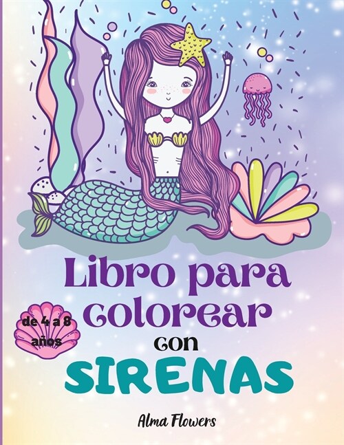 Libro para colorear con sirenas (Paperback)