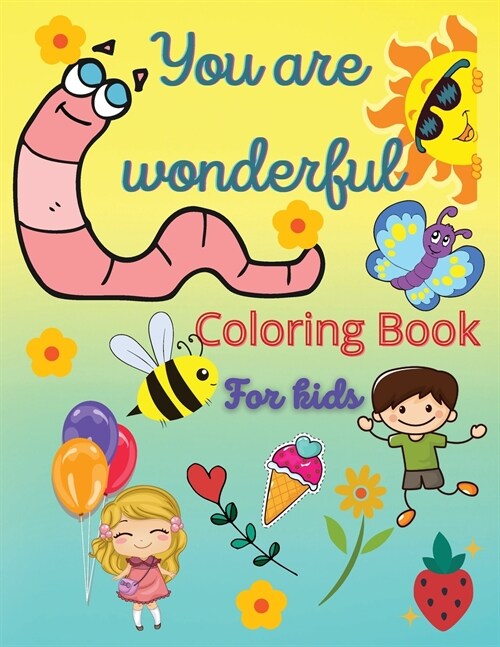 You Are Wonderful Coloring Book for Kids (Paperback)
