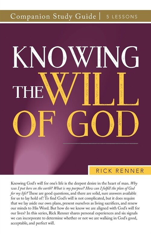 Knowing the Will of God Companion Study Guide (Paperback)