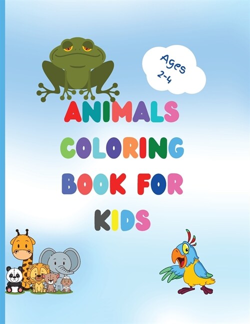 Animals coloring book for kids (Paperback)