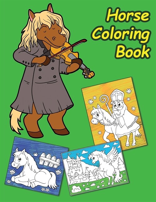 Horse Coloring Book (Paperback)