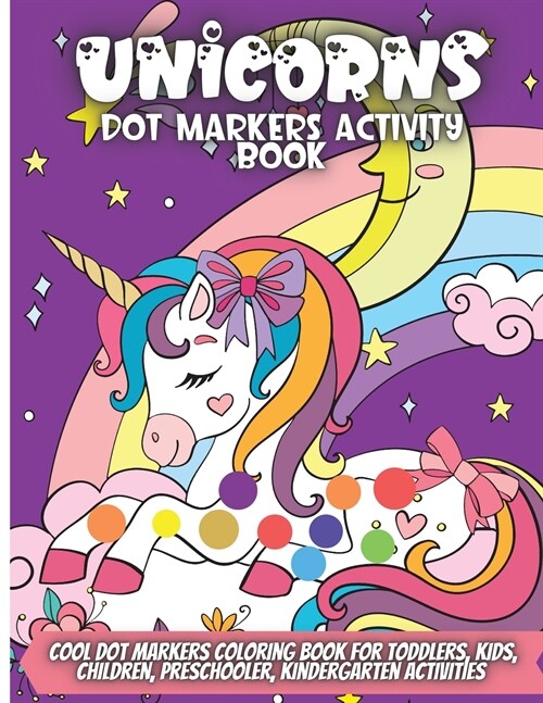 Unicorns Dot Markers Activity Book (Paperback)