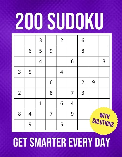 200 Sudoku Get Smarter Every Day (With Solutions) (Paperback)