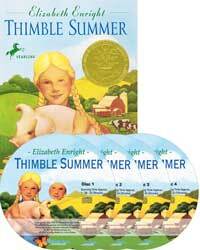 Thimble Summer (Paperback + Audio CD 4장) - Newbery
