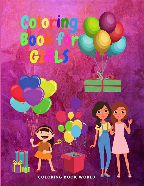Coloring Book for Girls - Relaxation Coloring Pages (Paperback)