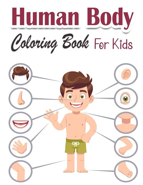 Human Body Coloring Book For Kids (Paperback)