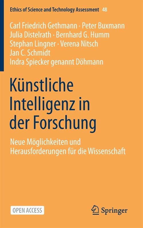 K?stliche Intelligenz in Der Forschung: Neue M?lichkeiten Und Herausforderungen F? Die Wissenschaft (Hardcover, 1. Aufl. 2021)